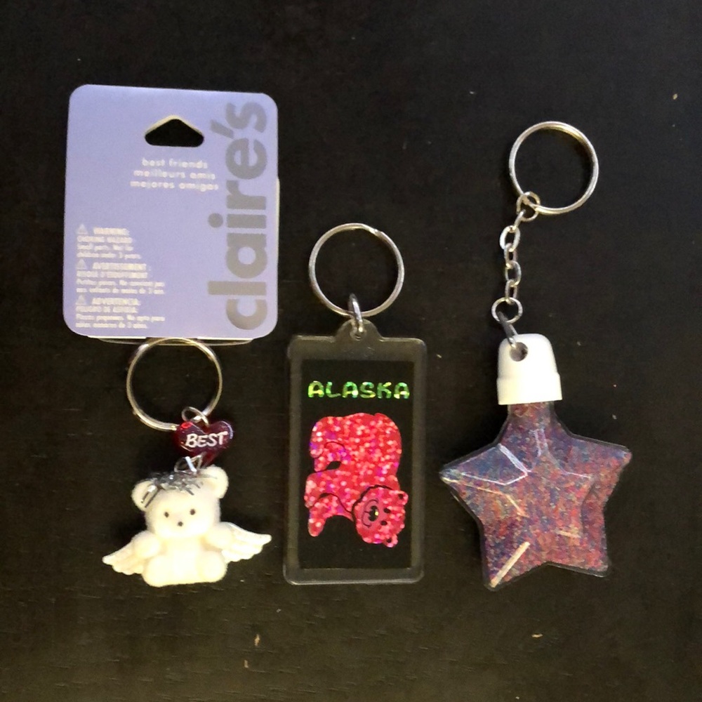Random Keychains Set of 3 (New)